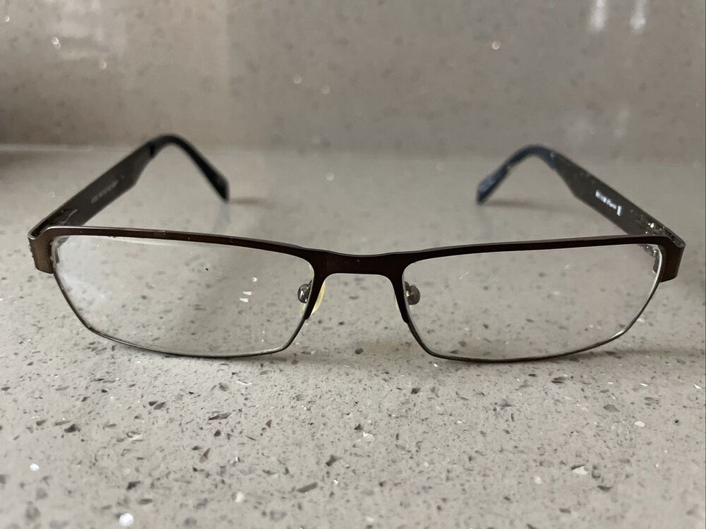HELIUM PARIS 4193 Brown MBRN Womens Eyeglasses Frames ONLY 54-16-140 ITALY wkho